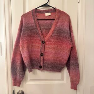 Elegant Ombre Cardigan Sweater
